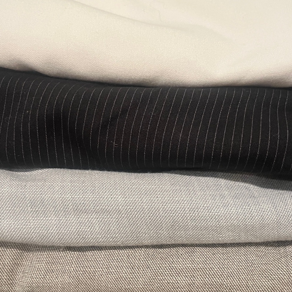 White House Black Market Pinstripe Trousers